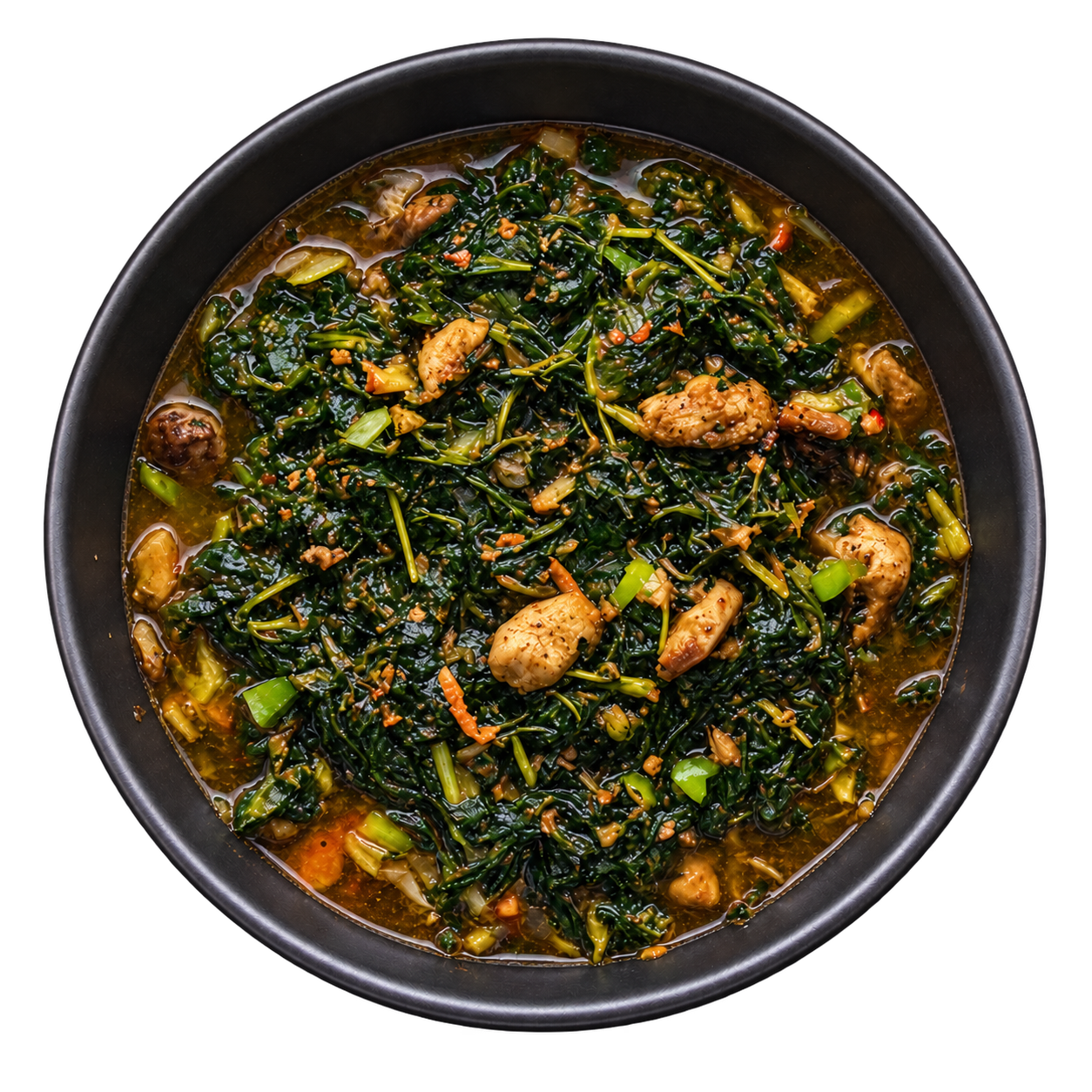 African greens stew